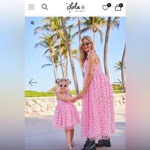 Lola + The Boys Pink Hearts Tank Dress - Teen/Women